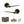 Senza Pari Laviano Door Handle Pack (Latch Set - 2.5