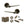 Senza Pari Laviano Door Handle Pack (Euro Lock Set - 2.5