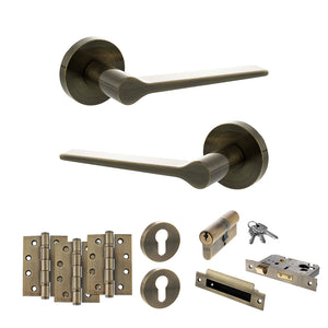 Senza Pari Laviano Door Handle Pack (Euro Lock Set - 2.5