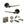 Senza Pari Laviano Door Handle Pack (Euro Lock Set - 2.5