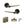 Senza Pari Laviano Door Handle Pack (Latch Set - 3