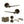 Senza Pari Laviano Door Handle Pack (Bathroom Set - 3