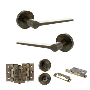 Senza Pari Laviano Door Handle Pack (Bathroom Set - 3