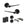 Senza Pari Laviano Door Handle Pack (Bathroom Set - 3