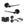 Senza Pari Laviano Door Handle Pack (3 Lever Lock Set - 2.5