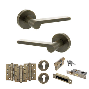 Senza Pari Darrio Door Handle Pack (Euro Lock Set - 2.5
