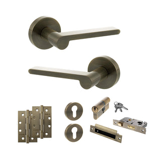 Senza Pari Darrio Door Handle Pack (Euro Lock Set - 2.5