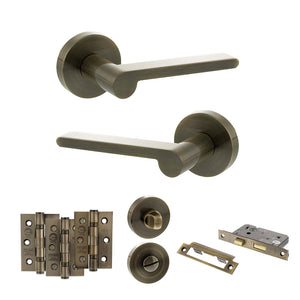 Senza Pari Darrio Door Handle Pack (Bathroom Set - 3