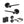 Senza Pari Darrio Door Handle Pack (3 Lever Lock Set - 2.5