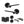 Senza Pari Darrio Door Handle Pack (Bathroom Set - 2.5