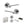 Senza Pari Darrio Door Handle Pack (Bathroom Set - 3