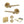 Senza Pari Darrio Door Handle Pack (3 Lever Lock Set - 2.5