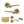 Senza Pari Darrio Door Handle Pack (Bathroom Set - 2.5
