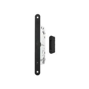 AGB Polaris 2XT Magnetic Euro Profile Sashlock 50mm backset with strike plates for ALU doors - Matt Black