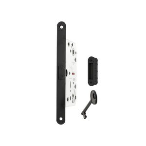 AGB Polaris 2XT Magnetic Key Sashlock 50mm backset with strike plates for ALU doors - Matt Black
