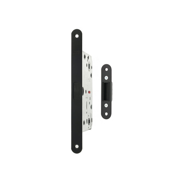 AGB Polaris 2XT Magnetic Bathroom Lock 50mm backset - Matt Black