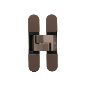 AGB Eclipse 3.2 Heavy Duty Adjustable Concealed Hinge 80KG Capacity - Bronze