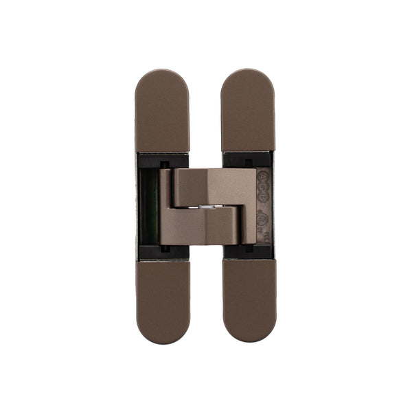 AGB Eclipse 3.2 Heavy Duty Adjustable Concealed Hinge 80KG Capacity - Bronze