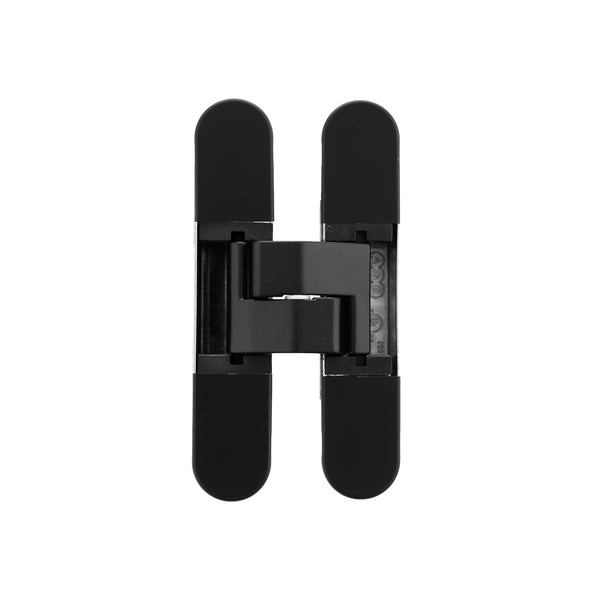 AGB Eclipse 3.2 Heavy Duty Adjustable Concealed Hinge 80KG Capacity - Matt Black