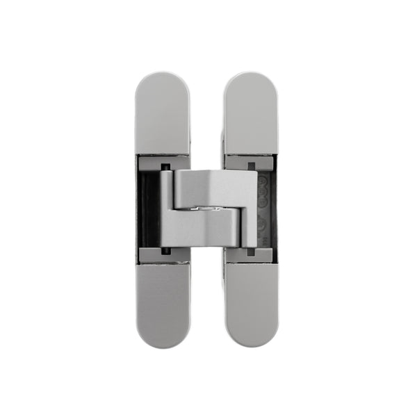 AGB Eclipse 3.2 Heavy Duty Adjustable Concealed Hinge 80KG Capacity - Satin Chrome