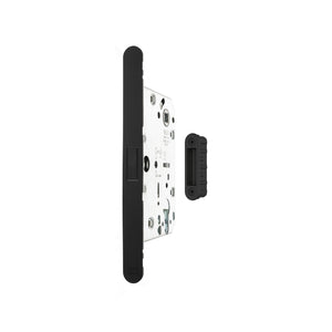 AGB Revolution XT Magnetic Euro Profile Sashlock 60mm backset with strike plates for ALU doors - Matt Black