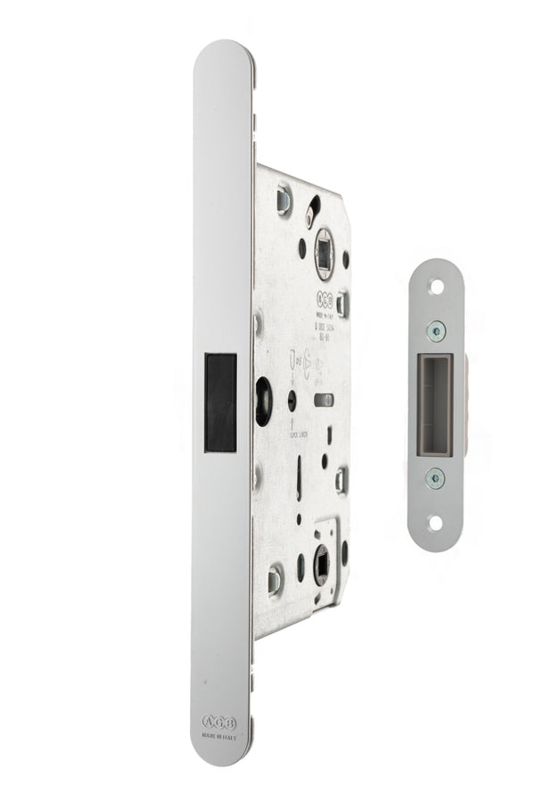 AGB Revolution XT Magnetic Bathroom Lock 60mm backset by Atlantic Hardware