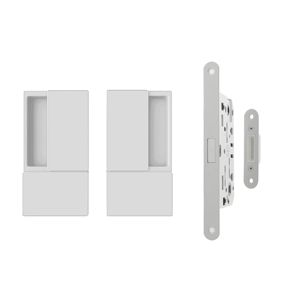 AGB Wave Flush Door Handle & Latch Set by Atlantic Hardware