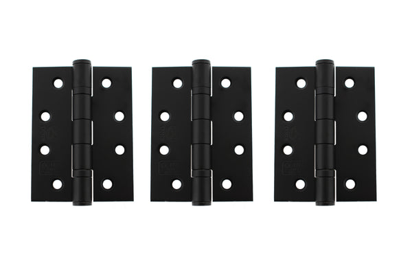 Atlantic Ball Bearing Hinges Grade 13 Fire Rated 4" x 3" x 3mm set of 3 by Atlantic Hardware