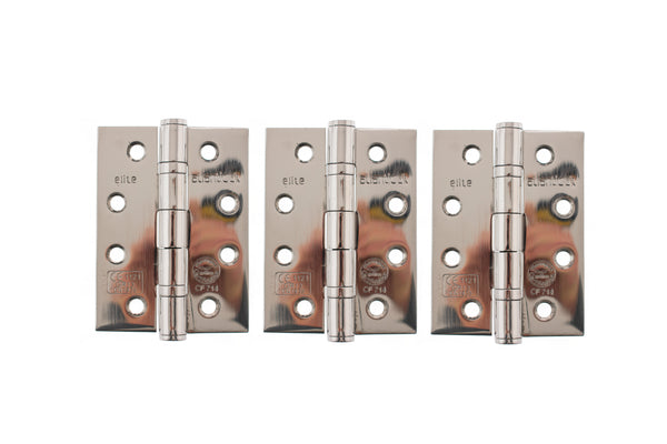 Atlantic Ball Bearing Hinges Grade 13 Fire Rated 4" x 3" x 3mm set of 3 by Atlantic Hardware