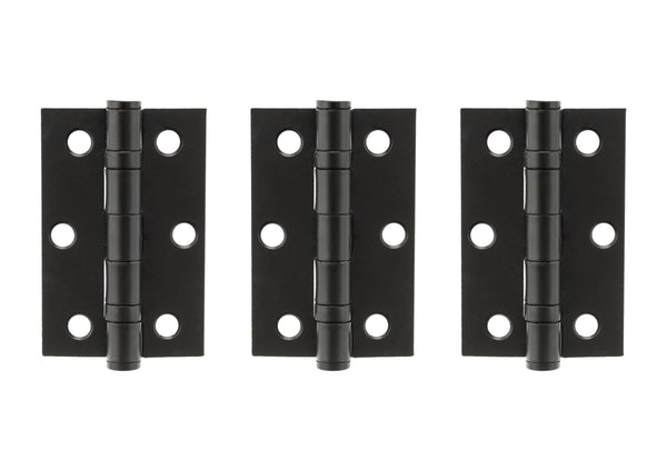 Atlantic Ball Bearing Hinges 3" x 2" x 2mm set of 3 by Atlantic Hardware