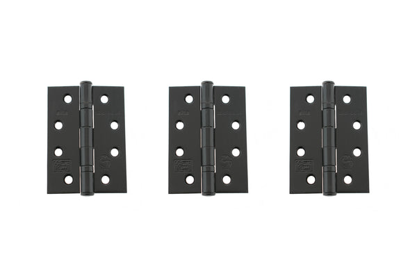 Atlantic Ball Bearing Hinges Grade 11 Fire Rated 4" x 3" x 2.5mm set of 3 by Atlantic Hardware