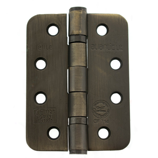 Atlantic Radius Corner Ball Bearing Hinges 4" X 3" X 3mm by Atlantic Hardware