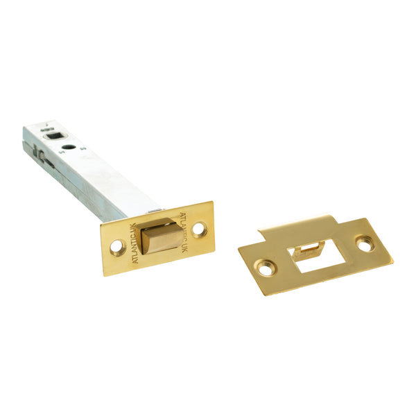 Atlantic Heavy Duty Bolt Through Tubular Latch 6" - Raw Brass