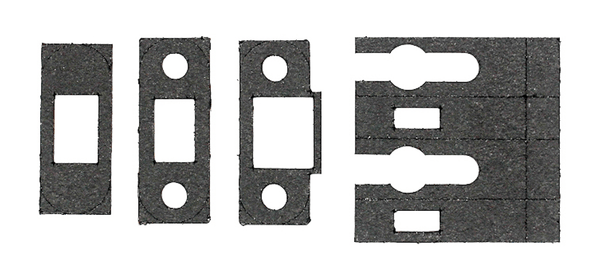 Atlantic Tubular Latch Intumescent Latch Kit FD30 0.8mm by Atlantic Hardware