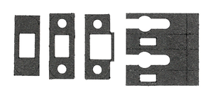 Atlantic Tubular Latch Intumescent Latch Kit FD60 1mm by Atlantic Hardware
