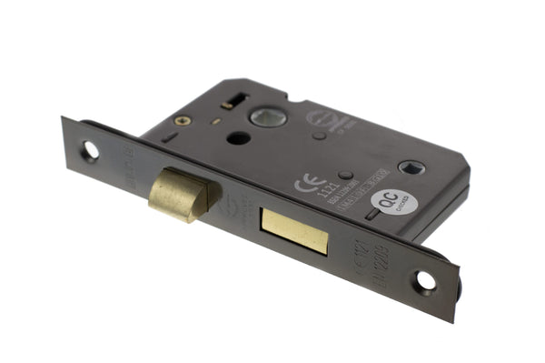 Atlantic Bathroom Lock [CE] - Black Nickel - 3"