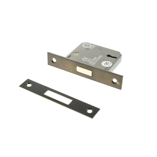Atlantic 3 Lever Key Deadlock [CE] Keyed Alike 3" - Urban Dark Bronze