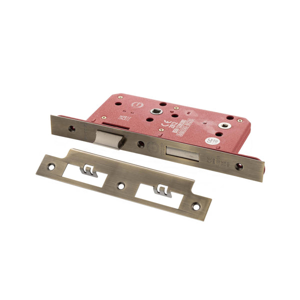 Atlantic DIN Bathroom Lock Double Turn 60mm backset by Atlantic Hardware