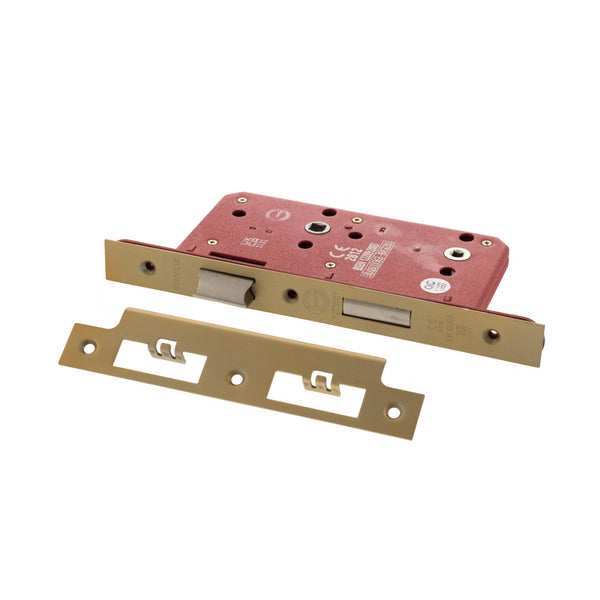 Atlantic DIN Bathroom Lock Double Turn 60mm backset by Atlantic Hardware