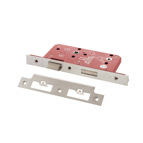 Atlantic DIN Bathroom Lock Double Turn 60mm backset by Atlantic Hardware