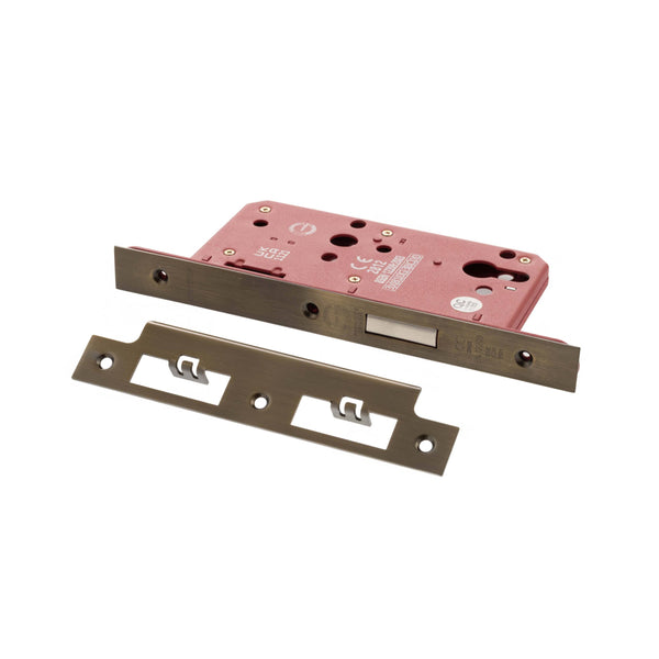 Atlantic DIN Euro Profile Deadlock Double Throw 60mm backset by Atlantic Hardware