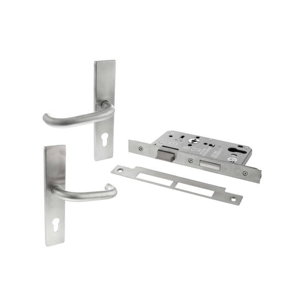 Atlantic DIN Euro Profile Escape Sashlock Double Throw with RTD lever 60mm backset by Atlantic Hardware