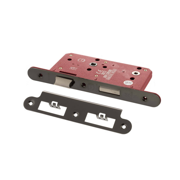 Atlantic DIN Radius Bathroom Lock Double Turn 60mm backset by Atlantic Hardware