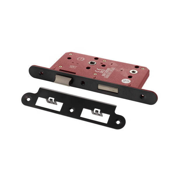 Atlantic DIN Radius Bathroom Lock Double Turn 60mm backset by Atlantic Hardware