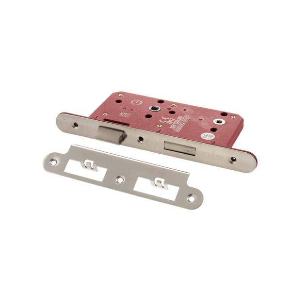 Atlantic DIN Radius Bathroom Lock Double Turn 60mm backset by Atlantic Hardware