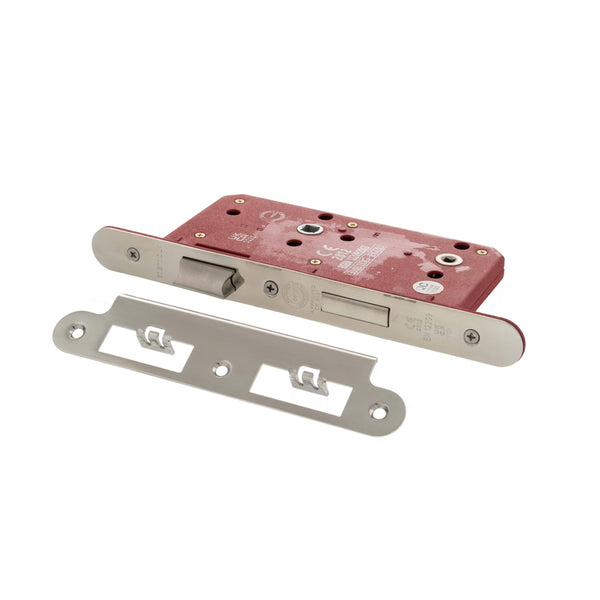 Atlantic DIN Radius Bathroom Lock Double Turn 60mm backset by Atlantic Hardware