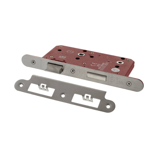 Atlantic DIN Radius Bathroom Lock Double Turn 60mm backset by Atlantic Hardware