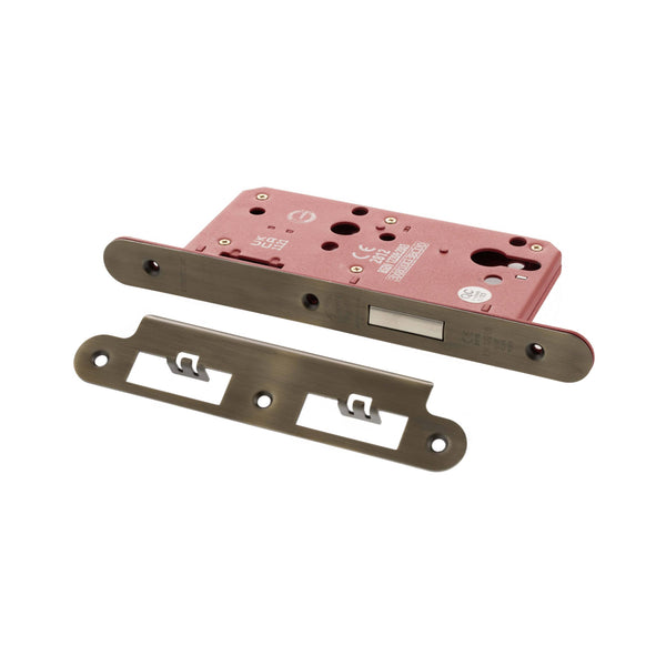 Atlantic DIN Radius Euro Profile Deadlock Double Throw 60mm backset by Atlantic Hardware