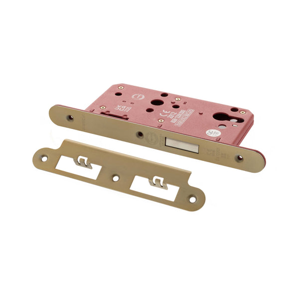 Atlantic DIN Radius Euro Profile Deadlock Double Throw 60mm backset by Atlantic Hardware