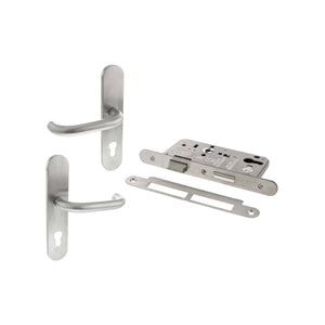 Atlantic DIN Radius Euro Profile Escape Sashlock Double Throw with RTD lever 60mm backset by Atlantic Hardware